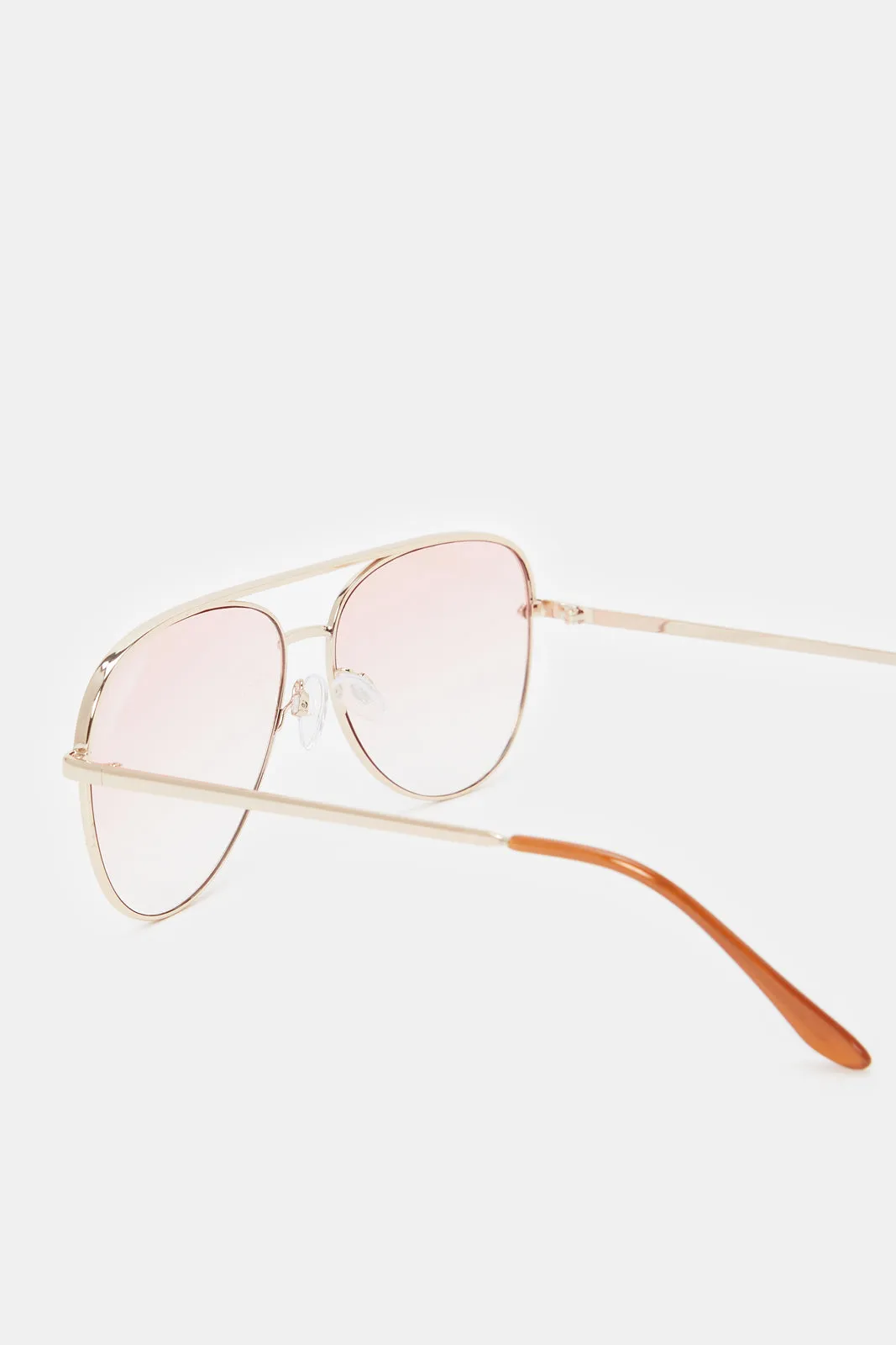 Women Pink Aviator Sunglasses