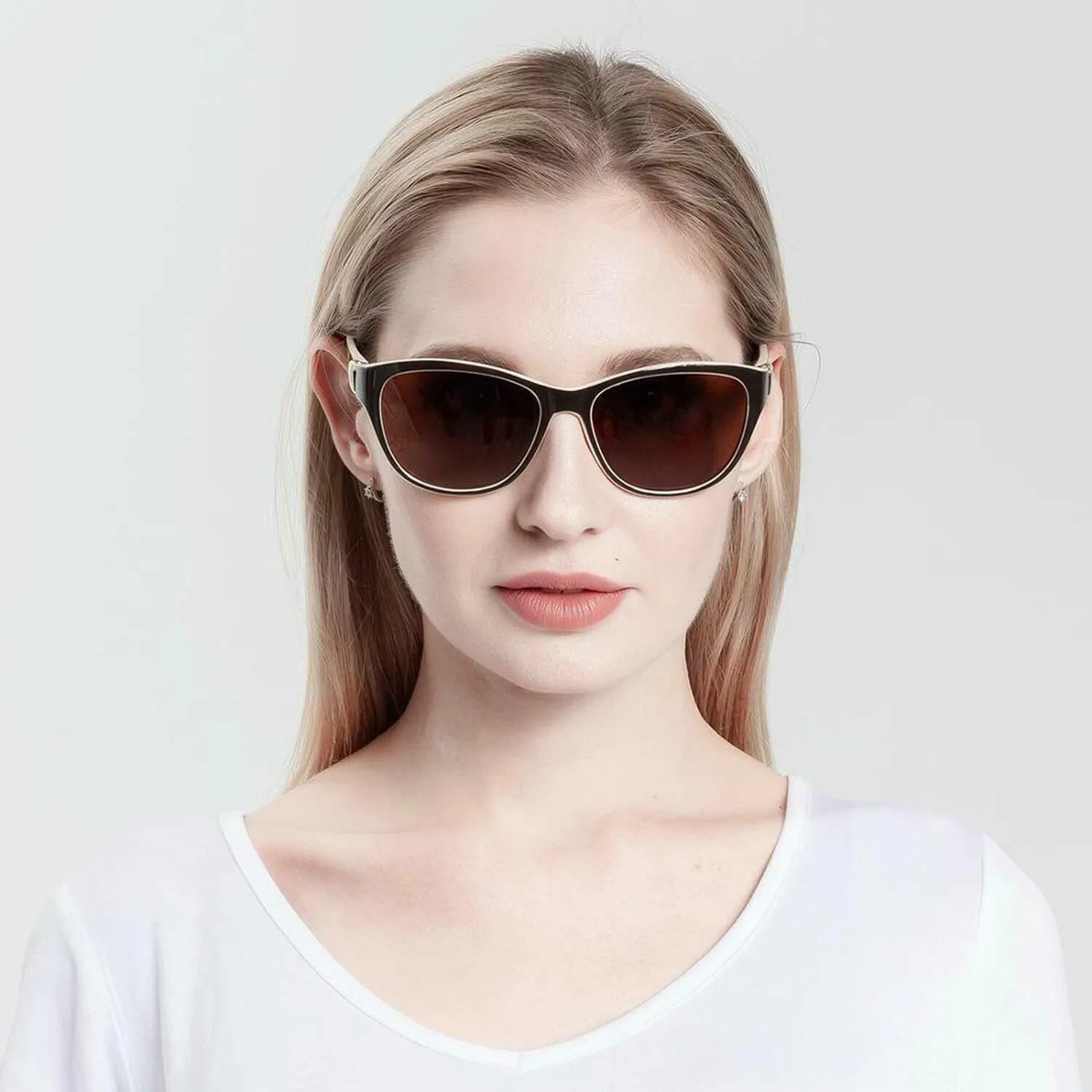 Women's Designer Cat Eye HD Polarized Sunglasses