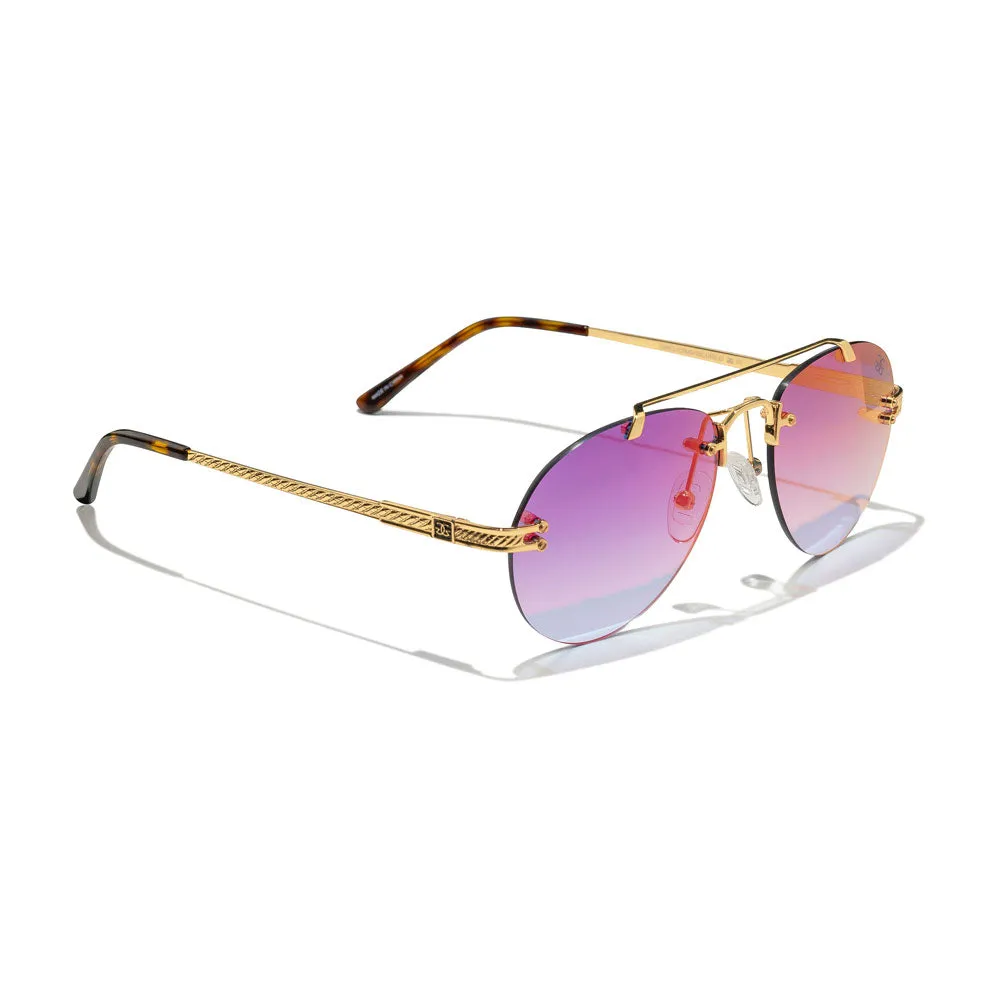 Women's Helios Aviator Frameless Sunglasses